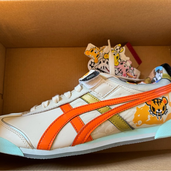 Onitsuka Tiger by Asics Women's Sneakers - Orange and Gold - Picture 1 of 8